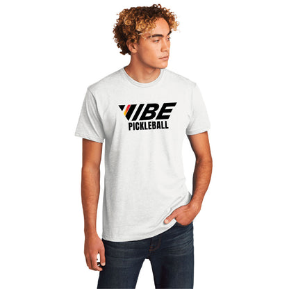 VIBE Pickleball Logo White T-Shirt | Pickleball Sports Customer Favorite