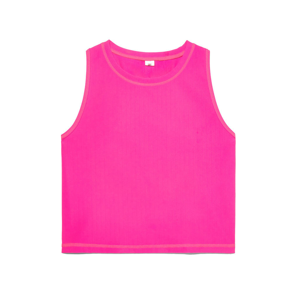 FILA FI-LUX Ribbed Crop Top | Pickleball Sports Everyday
